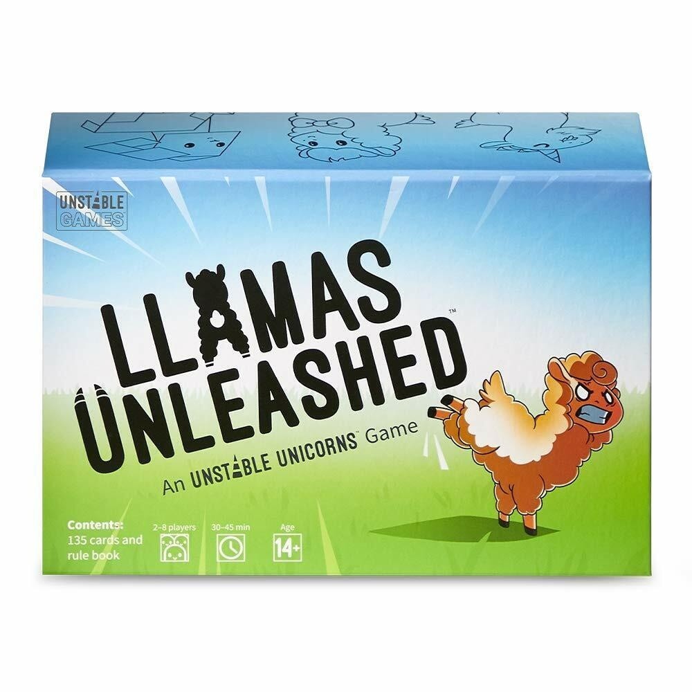 Llamas Unleashed - Card game from Unstable Unicorns New Sealed